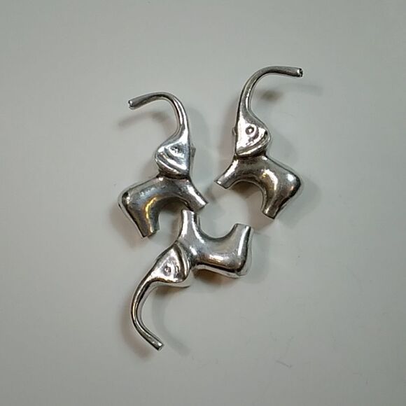 By Tree Vintage Elephant Ring Holder 💍 Metal 3 Pc - Picture 11 of 11